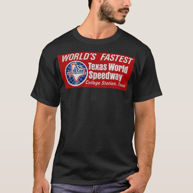 T-shirt TWS, Texas World Speedway, World Closed Course Spe (Devant)