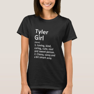 T-shirt TYLER GIRL TX TEXAS Funny City Accueil Racines Cad