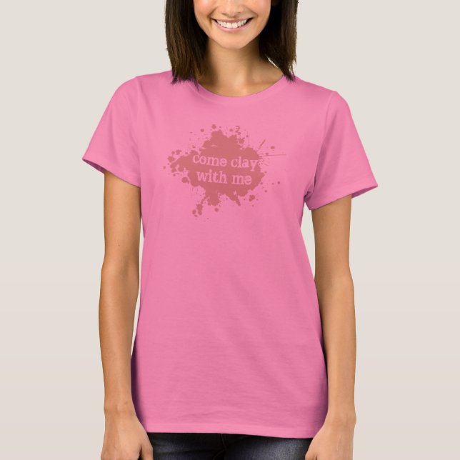 T-shirt Tyler Park Centre "Argile avec moi" (Devant)