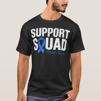 T-shirt Type 1 Le Guerrier du diabète Soutien Escadron du 