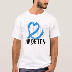 T-shirt Type 1 Sensibilisation au diabète Luttes contre le
