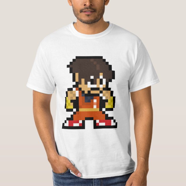 T-shirt type à 8 bits (Devant)
