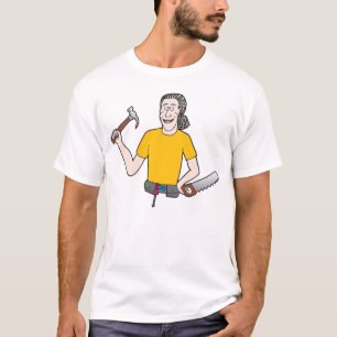 T-shirt Type avec un marteau