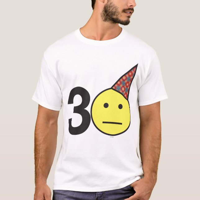 T-SHIRT TYPE DE NEW YORK : ANNIVERSAIRE T -30 (Devant)