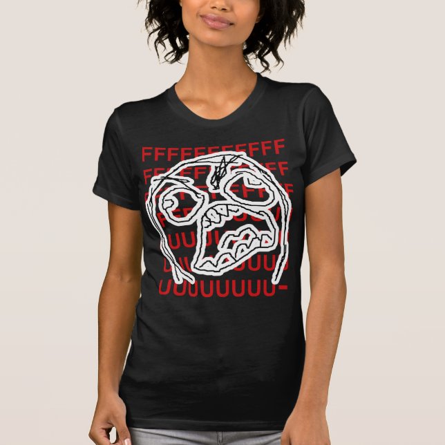 T-shirt Type de rage (Devant)