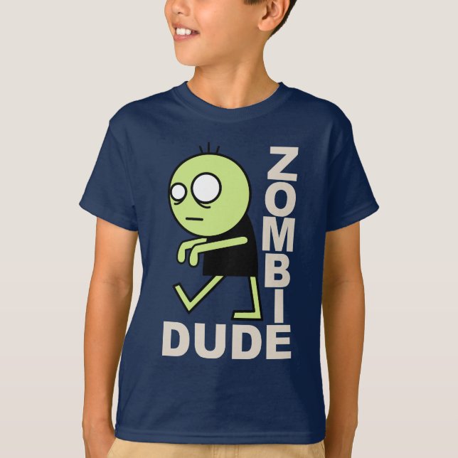 T-shirt Type de zombi (Devant)