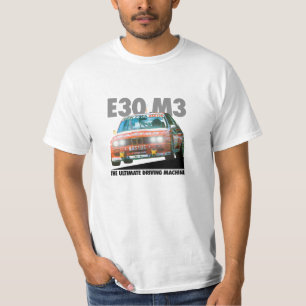 T-shirt Type noir de coureur du m3 DTM de BMW E30 (Bastos)