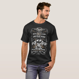 T-shirt Type vintage âgé 50 ans l'homme la légende de