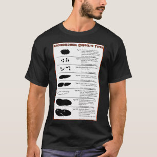 T-shirt Types archéologiques de Coprolite