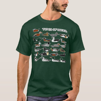 T-shirt Types de canards