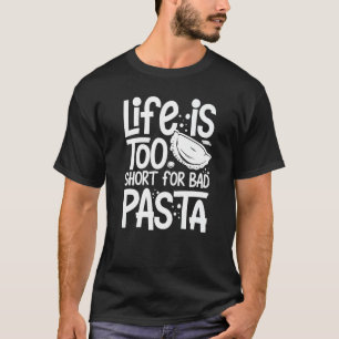 T-shirt Types de pâtes Créateur de sauce Nouilles italienn