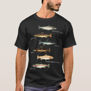 T-shirt Types De Truites - Collection Espèces de poissons 