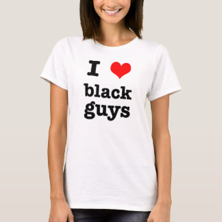 T-shirt types noirs d'amour de la chemise i