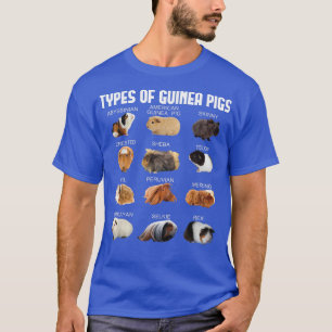 T-shirt Types Of Guinea Pigs Furry Potato Lover Kids Pet G