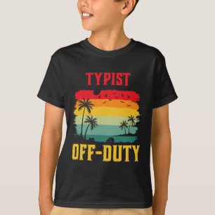 T-shirt Typique En Vacances Hors Service Drôle Été Pause H