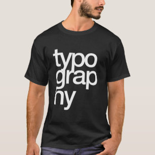 T-shirt typographie