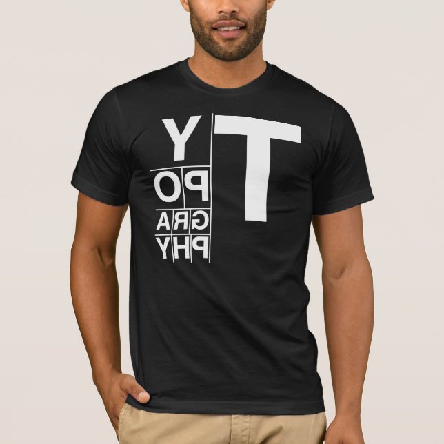 T-shirt Typographie (Devant)