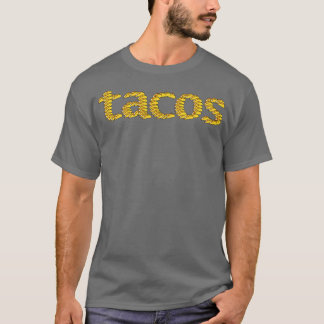 T-shirt Typographie alimentaire de Tacos