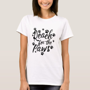 T-shirt Typographie Atteindre Les Pattes