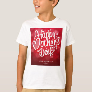 T-shirt Typographie Bonne Fête des Mères-23534