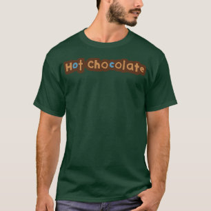 T-shirt Typographie Chocolat chaud