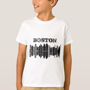 T-shirt Typographie de Boston Skyline