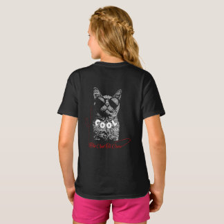 T-shirt Typographie de chat Too Cool To Care