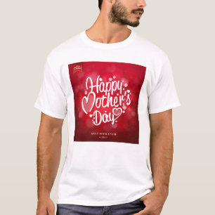 T-shirt Typographie de la fête des mères-23534