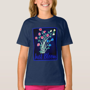 T-shirt Typographie de la fleur