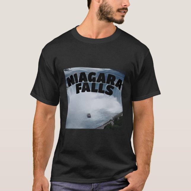 T-shirt Typographie de la tournée américaine de Niagara Fa (Devant)