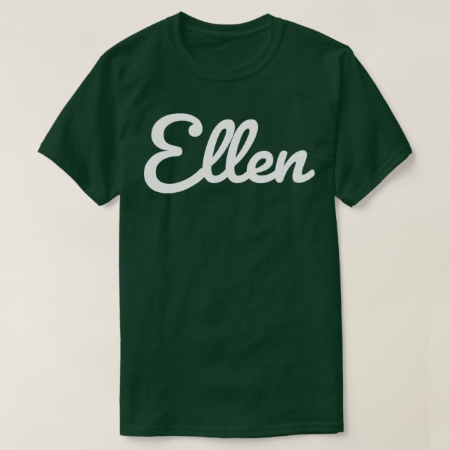 T-shirt Typographie de script cursive Texte blanc (Design devant)
