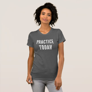 T-shirt Typographie de Thanksgiving Todah de pratique