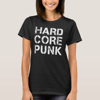 T-shirt Typographie détresse Hardcore Punk