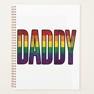 T-Shirt_typographie_fierté_papa_arc-en-ciel_rétro_