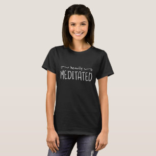 T-shirt Typographie fortement méditée