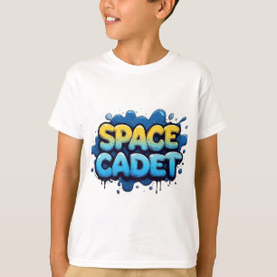 T-shirt Typographie Graffiti Space Cadet