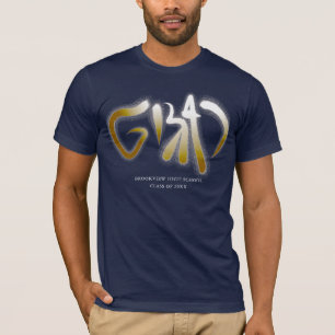 T-shirt Typographie Gras Or Faux personnalisée