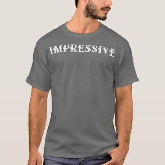 T-shirt Typographie impressionnante
