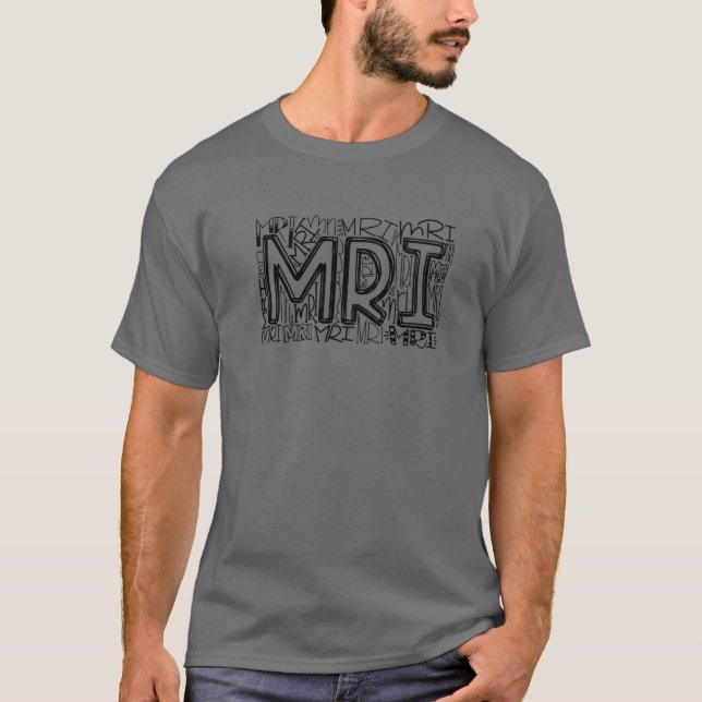 T-shirt Typographie IRM Radiologie Technologue IRM Technol (Devant)