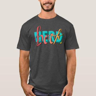 T-shirt Typographie Nerd du livre