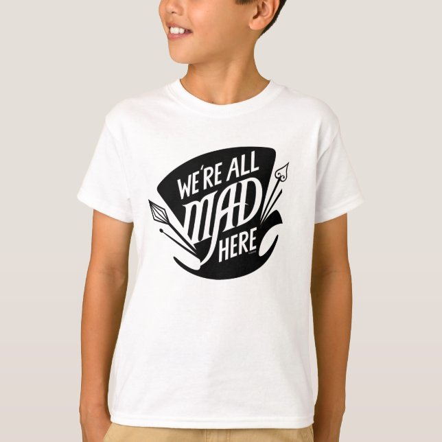 T-shirt Typographie| Nous sommes tous Mad (Devant)
