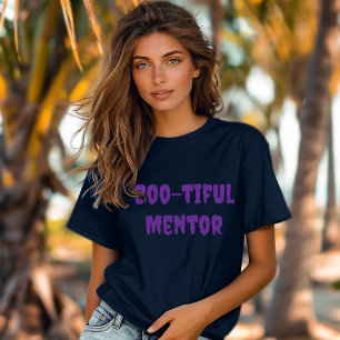 T-shirt Typographie orangée de Mentor puissante