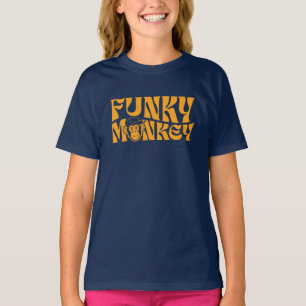 T-shirt Typographie Rétro Funky Monkey