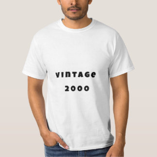 T-shirt Typographie Rétro Vintage 2000