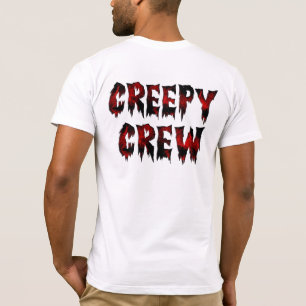 T-shirt Typographie sanguine de l'équipe déplaisante d'Hal