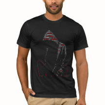 T-Shirt Typographie Silhouette Mystery Speaks Soft