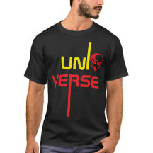 Typographie Universe avec design de visage Alien