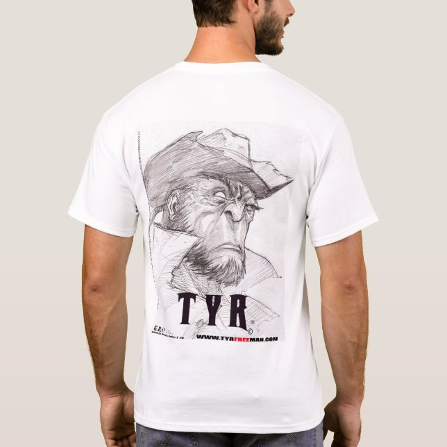 T-SHIRT TYR SHIRT WHITE (Dos)