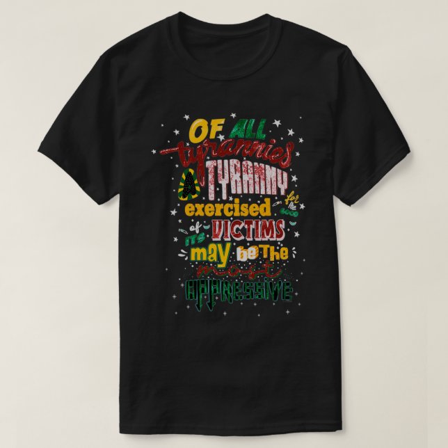 T-SHIRT TYRANTS DE CITES PAR C S LEWIS (Design devant)