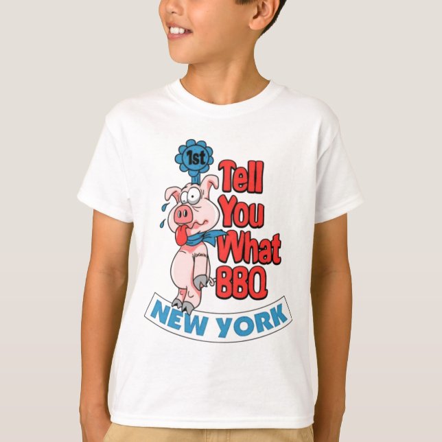 T-shirt TYWBBQ officiel badine la chemise (Devant)